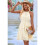 Sleeveless Backless Ruffle Dress Apricot S 6