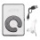Music MP3 Player with USB Cable with Headphones Black 1