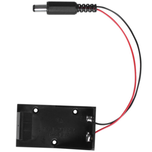 9V Volt Battery Holder Box Case Plug 5.5X2.1 for  Breadboard Power Supply 1