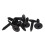 4PCS Car Mud Flap  Mudguard Front Rear Guard Set for  Fiesta 10