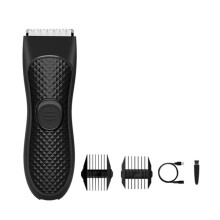 Men'S Electric Trimmer Groin Hair Trimmer Pubic Hair Removal Intimate Areas Body Clipper Epilator Rechargeable Shaver