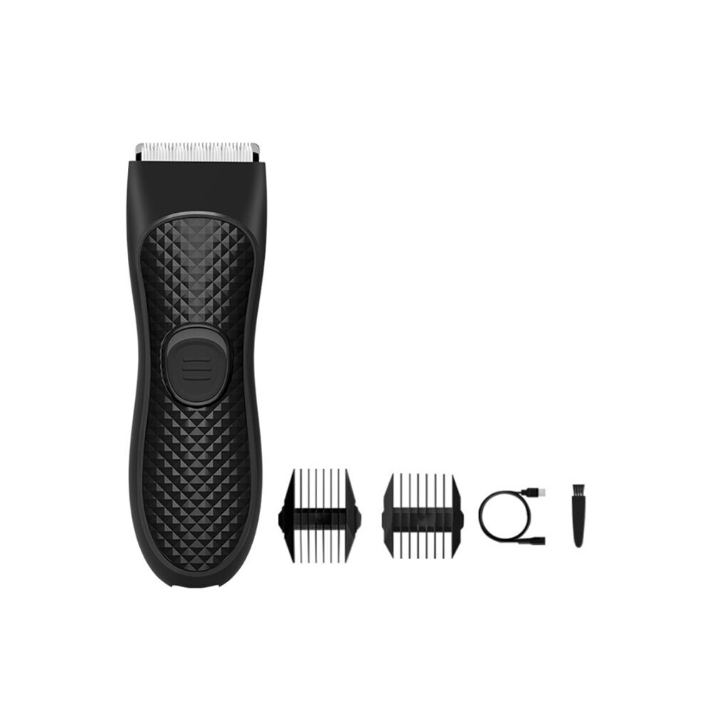 Men'S Electric Trimmer Groin Hair Trimmer Pubic Hair Removal Intimate Areas Body Clipper Epilator Rechargeable Shaver