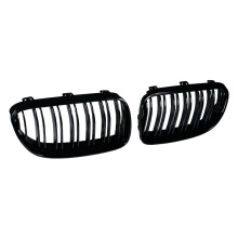 2X Gloss Svart Front Njure Grill Grille FöR- E92 E93 3-Series 328I 335I Coupe LCI 2011-2013