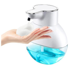 Dispensador de Jabon Automatico Espuma,400 Ml Dispensador de Jabon Automatico Espuma de Pared IPX5 Impermeable para Cocina y BañO