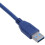 Cabo de ExtensãO Do Conector USB 3.0 Macho para Macho F/M Tipo um Azul 30Cm 6