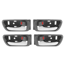 4Pcs Interior Inner Inside Door Handle Chrome for Camry CV36 2002-2006 69206-33030LH 69205-33040RH