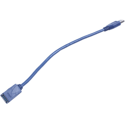 Cabo de ExtensãO Do Conector USB 3.0 Macho para Macho F/M Tipo um Azul 30Cm 2