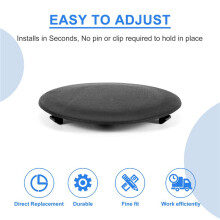 Für  Ram 2003-2021 AnhäNger Kupplung Kugel Loch Abdeckung AnhäNger Kupplung Stecker Heck StoßStange 68495076AA 55077311AC