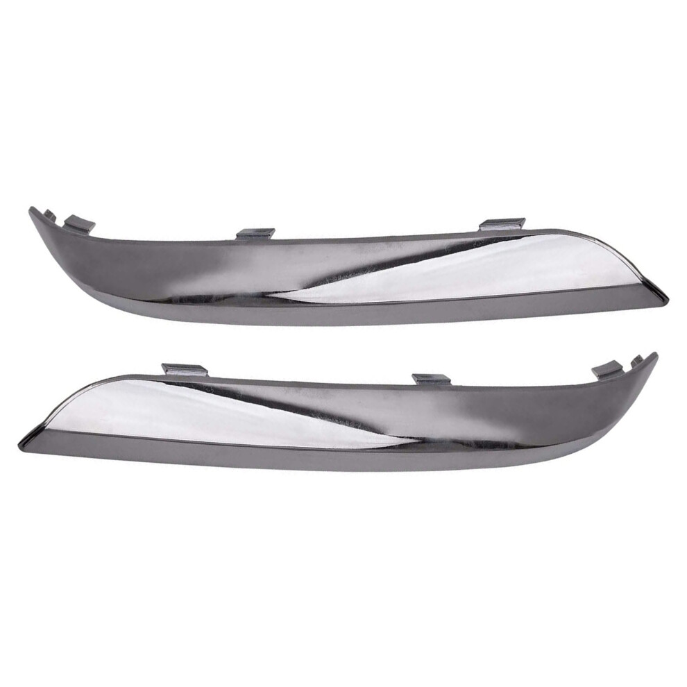 1Pair Front Left Right Bumper Molding Chrome Trim 68127941Ab 68127940Ab For 300 Accent 2011 2012 2013 2014 6033681372382