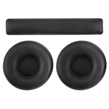 Earpads Cushion Cover Leather Headband Replacement for Synchros E40BT E40 Headphones 1 Set