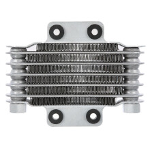 Motorrad Motor ÖL KüHler KüHlung KüHler 85 Ml Universal Silber Aluminium für 100Cc-250Cc Motorrad Dirt Fahrrad Atv