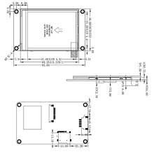 FüR  2,4-Zoll-2,8-Zoll-HMI-Resistive-Touch-Display-Modul der -Serie NX3224F028 HMI-Erweiterungsmodul