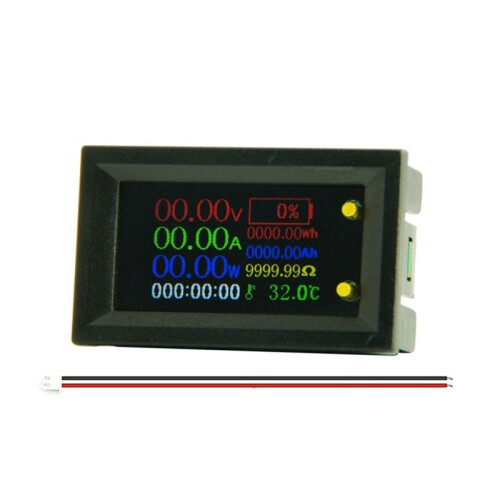 20A Voltmeter AmpèRemeter 9In1 Multifunctionele Tester IPS LCD Spanning Stroom Vermogen  Batterij Elektriciteit Test Meter