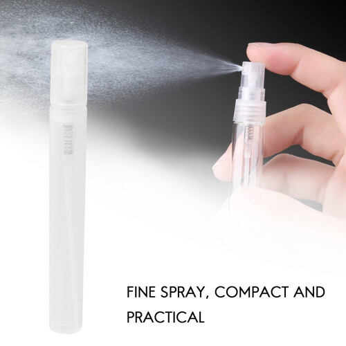 50Pcs / Lot 5Ml Empty Transparent Plastic Spray Bottle Makeup Perfume Atomizer Refillable Bottle 2