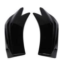 27Cm Auto Heck StoßStange Spoiler Canards Flossen Anti-Absturz Diffusor Lippe Wickeln Winkel Splitter Schutz Guard Universal