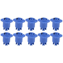 10PCS Powercon Connector 3 Pins 20A 250V Power Speaker Panel Socket Female for LED Screen Stage Lighting,