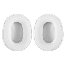 Ear Cushions Memory Foam Earpads Cover Replacement Ear Pads for ATH M50X Fits M40X M30X M20 White