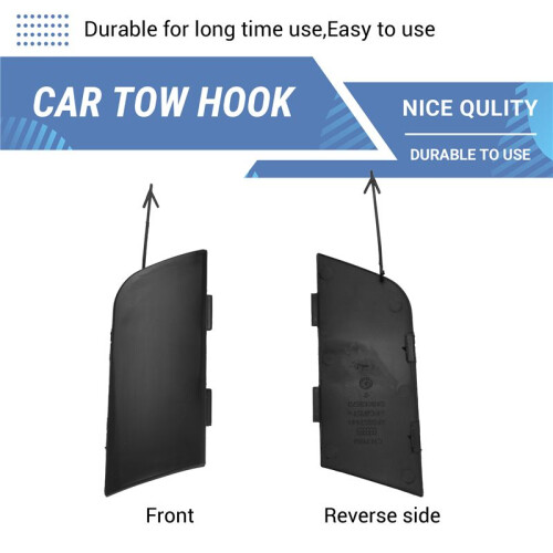 Front Bumper Tow Hook Eye Cover For- A6 C6 2005-2008 4F0807441 2