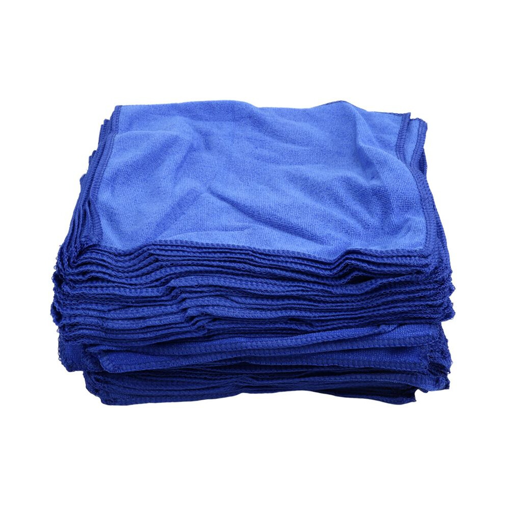 Coral 100Pcs Absorbent Microfiber Towel Car Care Home Kitchen Washing Clean Wash Cloth Towel