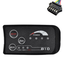 SM 5PIN S810 E-Bike LED Affichage Compteur 36V IP65 UART Protocole pour VéLo ÉLectrique Compteur de VéLo ÉLectrique