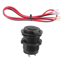 Car-Cigarette Lighter Socket, 12V Waterproof Lighter Socket Power Outlet Socket for Boat Motorcycle Truck ATV RV