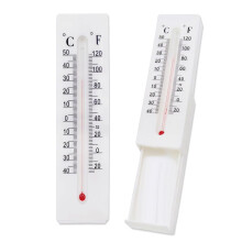 Verberg een Sleutel Buiten, Thermometer Decoratief Verberg een Sleutelafleiding Verborgen Compartiment Geheime Verborgen Opslag, Buiten 2 Stuks