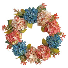 Fall Wreaths for Front Door, Hydrangea Wreath for Wall Window Party Wedding Decor Indoor , Artificial Fall Doors Wreath