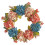 Fall Wreaths for Front Door, Hydrangea Wreath for Wall Window Party Wedding Decor Indoor , Artificial Fall Doors Wreath 1