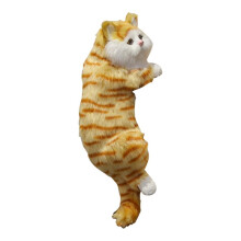 Knutselen Simulatie Huisdier Huisdecoratie Handwerk Creatieven Cadeau Tv Katten Hangende Katten Geel