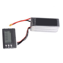 3-In-1 Batterijspanningsmeter RC LCD-Batterijontlader Balancer-Balansoplader voor 2-6S Li-Fe Batterijspanningsmeter