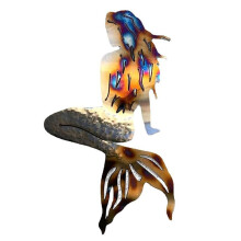 Mermaid Metal Decoration Vintages Home Indoor Outdoor Wall Art Decoration