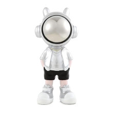 Niedliche Silberne Astronauten-Dekoration, Coole Astronauten im Modernen AnzüGen, HäNde im Taschen, Raumfahrer-Skulpturen, Heimdekoration, Geschenk