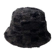Cappello da Pescatore un Quadretti Cappello da Pescatore Regolabile nel Peluche Cappello da Pescatore Caldo Peloso per Uomo e Donna per Inverno e