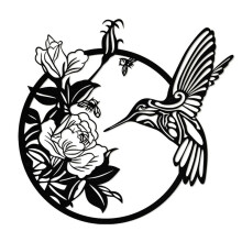Moon Butterfly Metal Wall Decor, Boho Flower Wall Art for Indoor Living Room Bedroom and Outdoor Garden Yard Fence Decor
