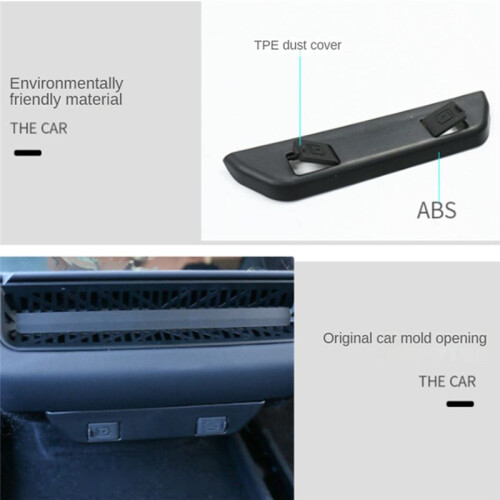 For  Model 3 Highland 2024 Rear Air Outlet USB Charging Dustproof Protector 2
