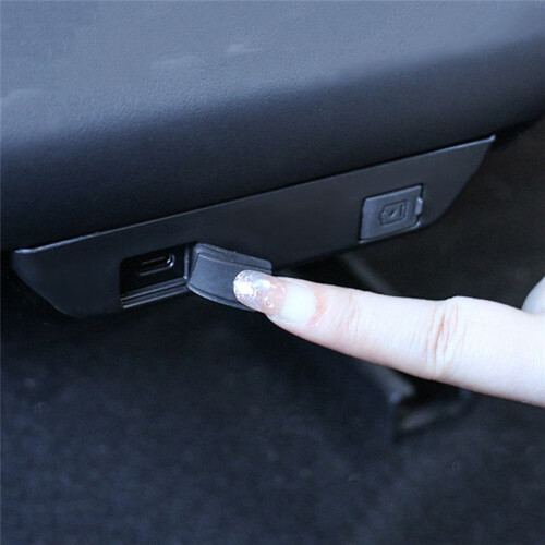For  Model 3 Highland 2024 Rear Air Outlet USB Charging Dustproof Protector 1