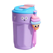 450ML Creatives Coffee Cup Stainless Steel Coffee Mug Tumbler Leak-Proof Bottle for Outdoor Travel Mug