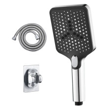 3 Modes Silver Shower  Spa Rain High Pressure Portable Bathroom Mixer Faucet Accessories Camping Bath Goods Set
