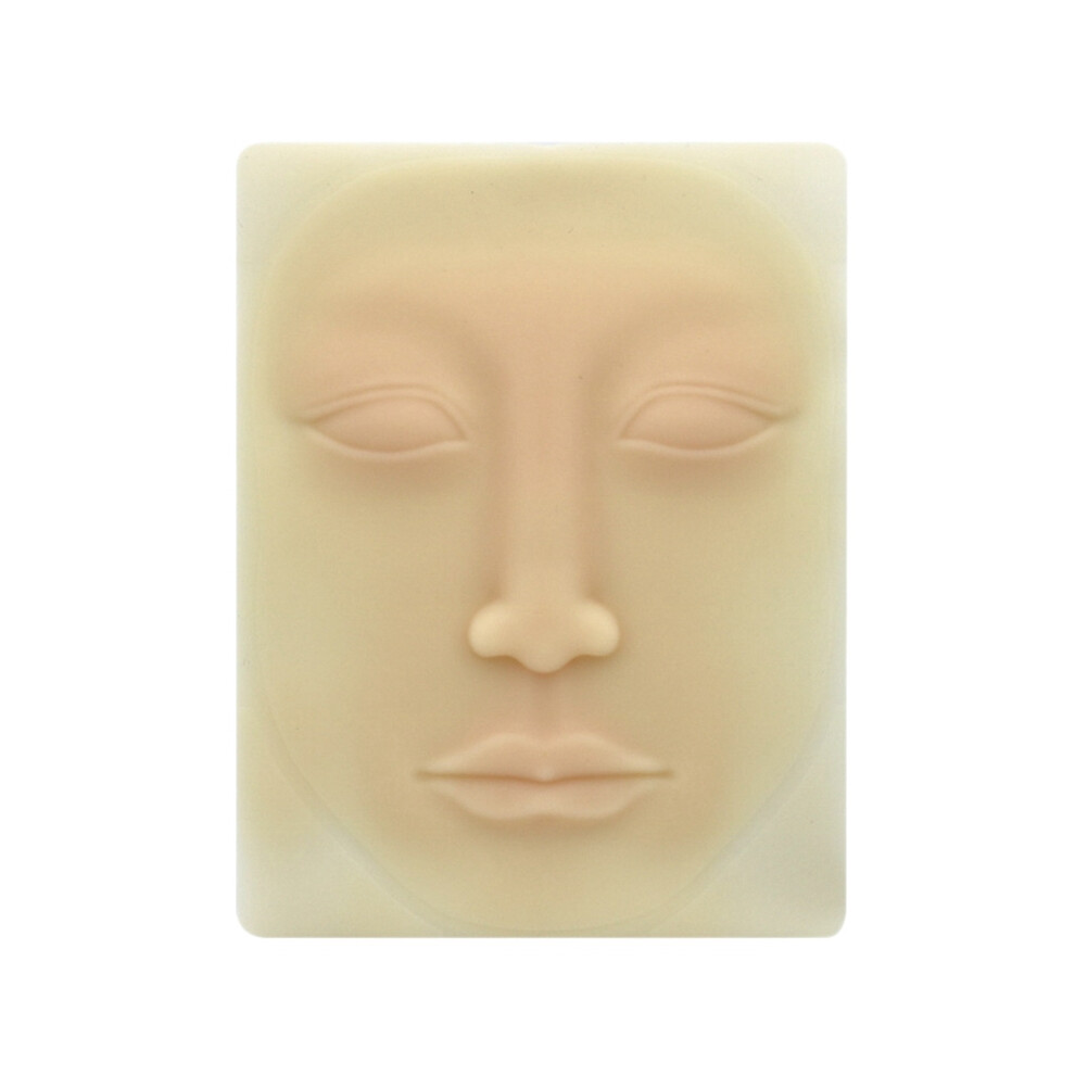 Beginner 3D Silicone Permanent Makeup Tattoo Training Practice Fake Skin Blank for Microblading Face