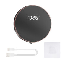 300 Ml Schaum Seifen Spender Drucklos Automatischer Sensor Schaum Seifen FlüSsigkeit Spender ein der Wand Montiert Halterung Digital Anzeige Seifen