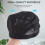 6 Pcs Wig Cap for Wig Making Elastic Dome Mesh Wig Cap Women's Front Lace Wig Black 3
