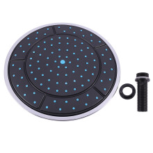 1 Pcs 25 cm Plástico Forma Redonda Lluvia Ducha Accionada Ducha Superior de La Habitación Accesorios de Cabina de Boquilla de Cabeza de Techo