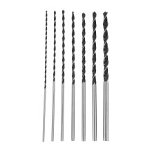 7pc X Long Wood Drill Bit Set 4mm 5mm 6mm 7mm 8mm 10mm 12mm x 300mm Brad Point