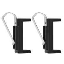 2Piezas Llave de Coche Llave de Puerta de Garaje Soporte de Abrazadera de Control Remoto Visera de AutomóVil de Clip Sujetador AutomáTico Soporte de
