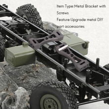 2 StüCk Metall Halterung für WPL B1 B14 B16 B24 C14 C24 B36 MN D90 D91 RC Auto Upgrade Metall DIY Teile Kit