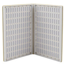 216 Colors Nail Tips Display Book DIY Nail Art Showing Shelf Gel Color Card Chart Painting Display Board White