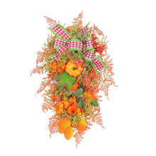 Herfstoogst voor Voordeur, Herfstkrans, Kunstmatige Herfstoogstdruppel, Thanksgiving Decoratieve Volants, Herfst Herfstdecor
