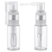 2 Pcs Glitter Duster Sprayer Transparent  Glitter Spray-Bottle Empty Multi-Purpose Empty Plastic Spray-Bottle 50ml