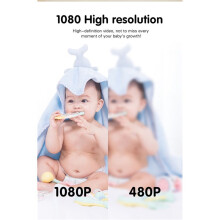 5.0-Inch Wireless Nanny 1080P Camera Two-Way Audio Baby Call Wifi Tuya Baby Sleep Monitor with Display and Wifi