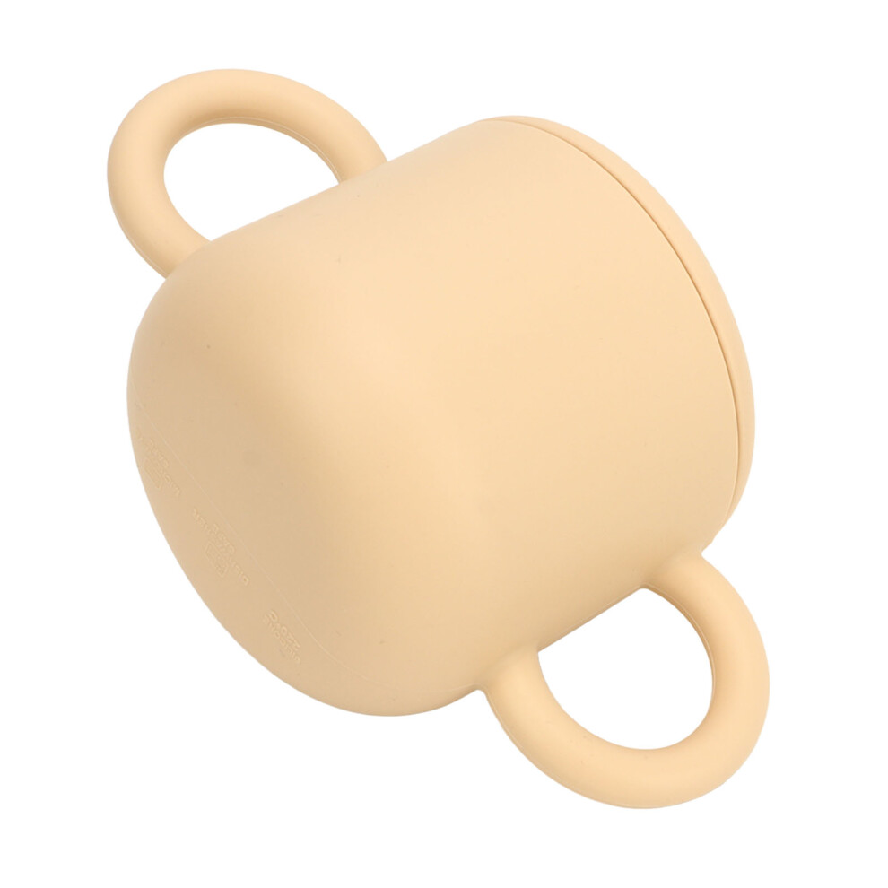 Travel-Friendly 350ml Beige Snack Cup - Multipurpose & Durable Design
